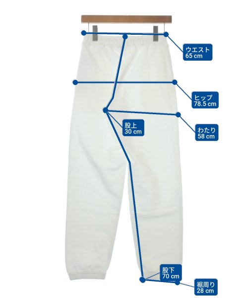 Lesport SAC（レスポートサック）スウェットパンツ 白 サイズ:S レディース/2200709696124
