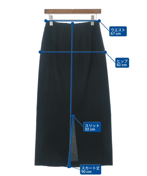 Rouge vif（ルージュヴィフ）ロング・マキシ丈スカート 黒 サイズ:38(M位) レディース/2200629317062