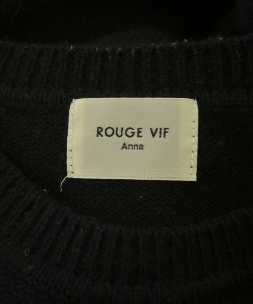 Rouge vif（ルージュヴィフ）ニット・セーター 黒 サイズ:F レディース/2200634886034