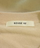 Rouge vif（ルージュヴィフ）ニット・セーター ベージュ サイズ:-(M位) レディース/2200622881133