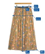 Rouge vif（ルージュヴィフ）ロング・マキシ丈スカート 茶 サイズ:36(S位) レディース/2200624659037