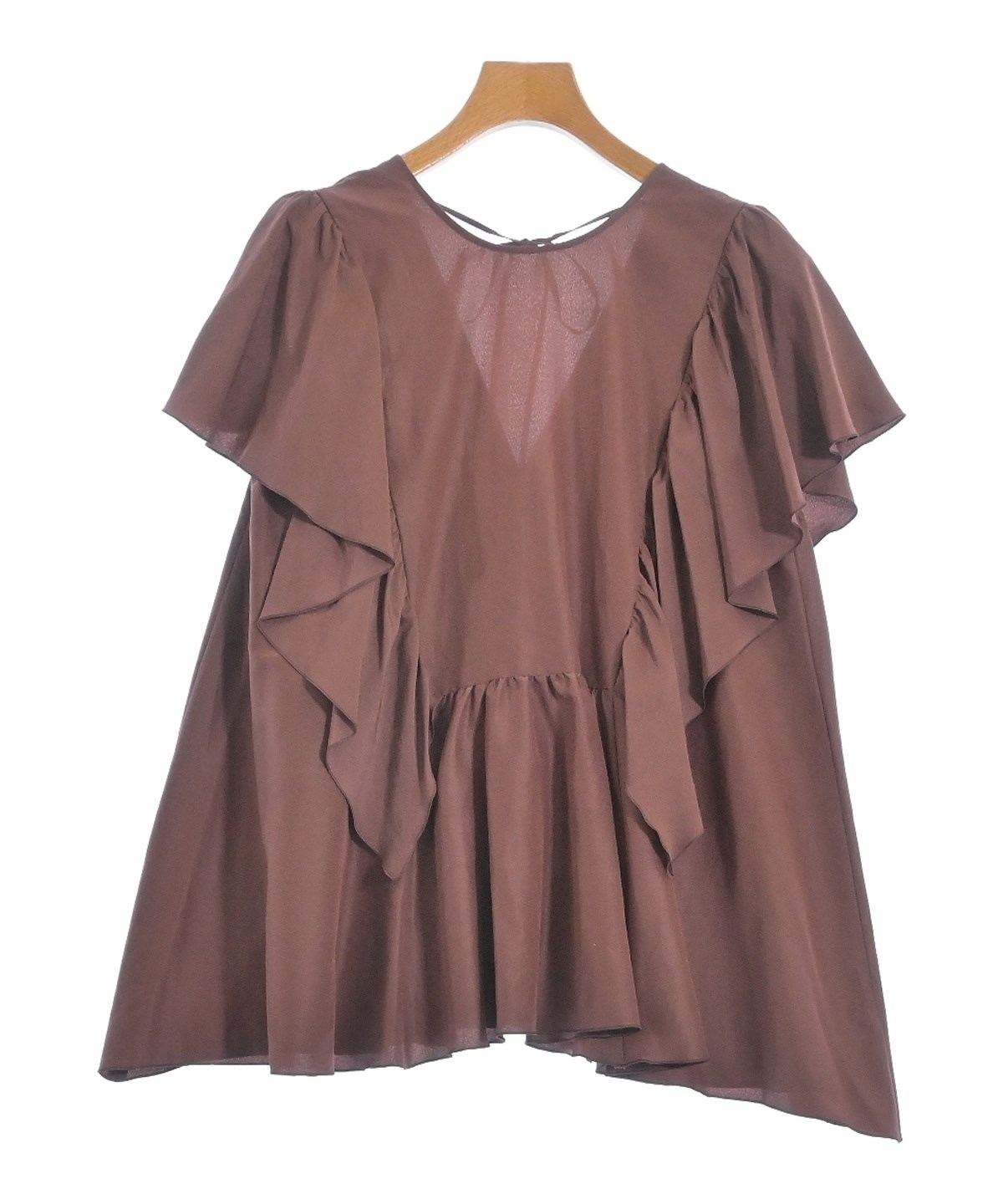 Rouge vif（ルージュヴィフ）ブラウス 赤 サイズ:-(XL位) レディース