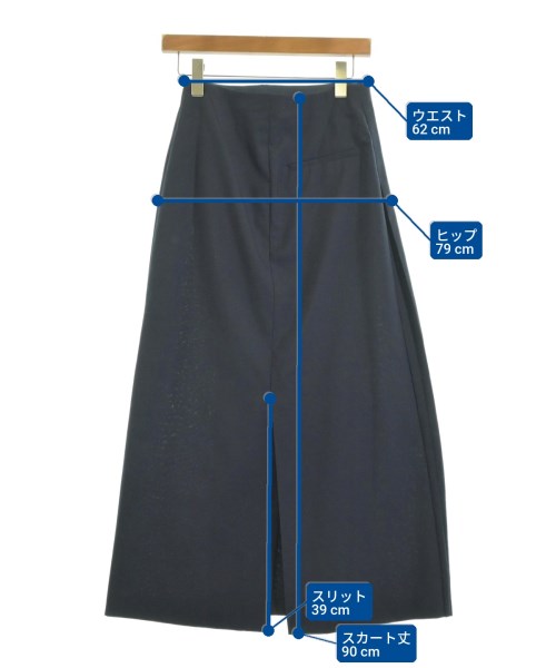 Rouge vif（ルージュヴィフ）ロング・マキシ丈スカート 紺 サイズ:36(S位) レディース/2200622773025