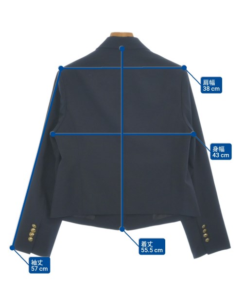 Rouge vif（ルージュヴィフ）テーラードジャケット 紺 サイズ:36(S位) レディース/2200622773032
