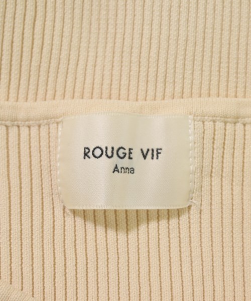 Rouge vif（ルージュヴィフ）ニット・セーター ベージュ サイズ:-(XS位) レディース/2200621775105