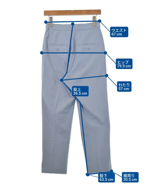 Rouge vif（ルージュヴィフ）スラックス 青 サイズ:38(M位) レディース/2200631663010