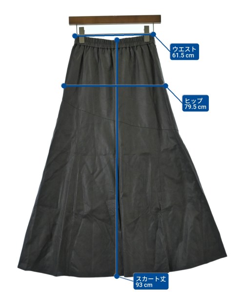 Rouge vif（ルージュヴィフ）ロング・マキシ丈スカート グレー サイズ:36(S位) レディース/2200617187097