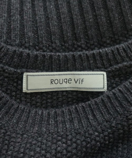 Rouge vif（ルージュヴィフ）ニット・セーター グレー サイズ:F レディース/2200596350017