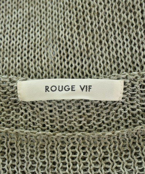 Rouge vif（ルージュヴィフ）ニット・セーター グレー サイズ:-(M位) レディース/2200607383034