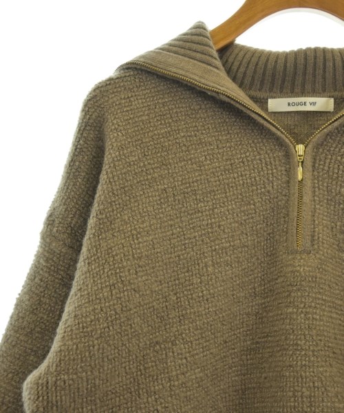 Rouge vif（ルージュヴィフ）ニット・セーター 茶 サイズ:F レディース/2200618093021