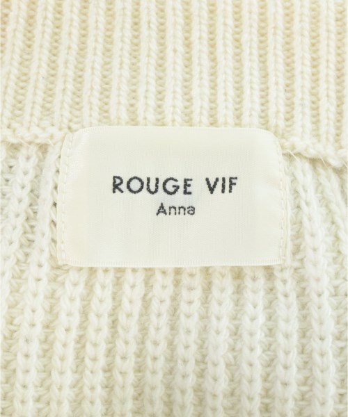 Rouge vif（ルージュヴィフ）ニット・セーター 白 サイズ:F レディース/2200672972027