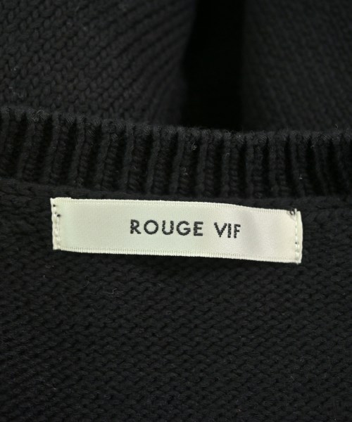 Rouge vif（ルージュヴィフ）ニット・セーター 黒 サイズ:-(M位) レディース/2200697954046