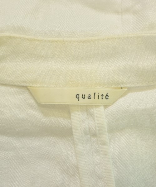 Rouge vif（ルージュヴィフ）ノーカラージャケット 白 サイズ:F レディース/2200649393022