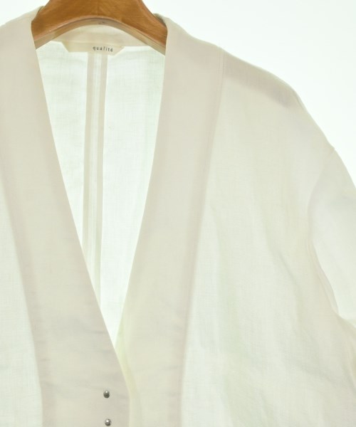 Rouge vif（ルージュヴィフ）ノーカラージャケット 白 サイズ:F レディース/2200649393022