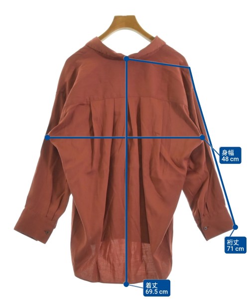 Rouge vif（ルージュヴィフ）ブラウス オレンジ サイズ:F レディース/2200650824034