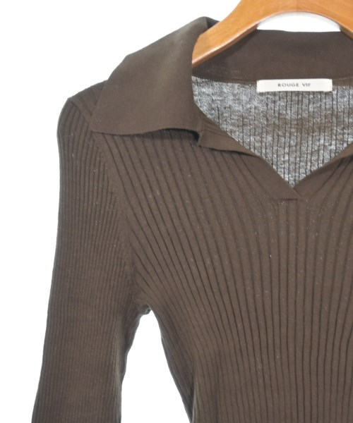 Rouge vif（ルージュヴィフ）ニット・セーター 茶 サイズ:F レディース/2200635652027