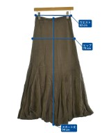 Rouge vif（ルージュヴィフ）ロング・マキシ丈スカート 茶 サイズ:-(M位) レディース/2200644811088
