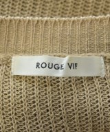 Rouge vif（ルージュヴィフ）ニット・セーター ベージュ サイズ:F レディース/2200646436012