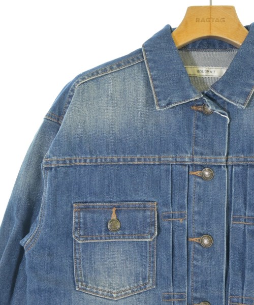 Rouge vif（ルージュヴィフ）デニムジャケット 紺 サイズ:36(S位) レディース/2200643034068