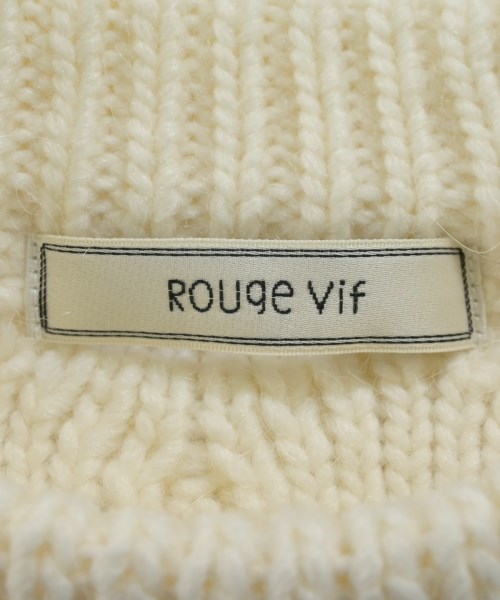 Rouge vif（ルージュヴィフ）ニット・セーター 白 サイズ:F レディース/2200643037106