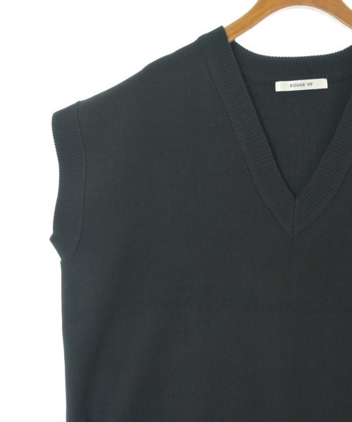 Rouge vif（ルージュヴィフ）ベスト 黒 サイズ:F レディース/2200654357019