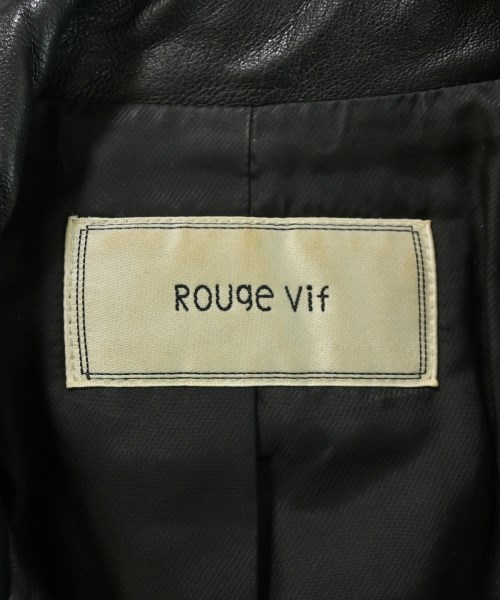 Rouge vif（ルージュヴィフ）ライダース 黒 サイズ:36(S位) レディース/2200703902023