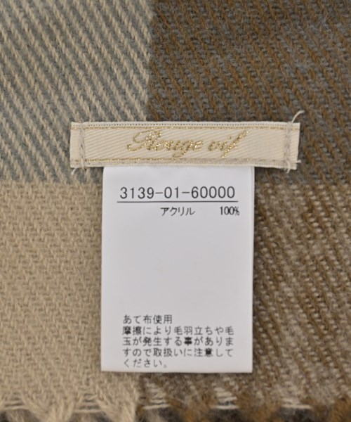 Rouge vif（ルージュヴィフ）マフラー 茶 サイズ:- レディース/2200705461672