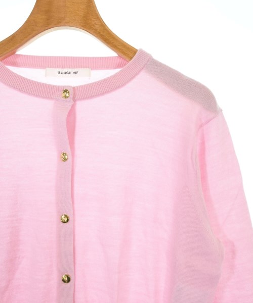 Rouge vif（ルージュヴィフ）カーディガン ピンク サイズ:F レディース/2200667936065