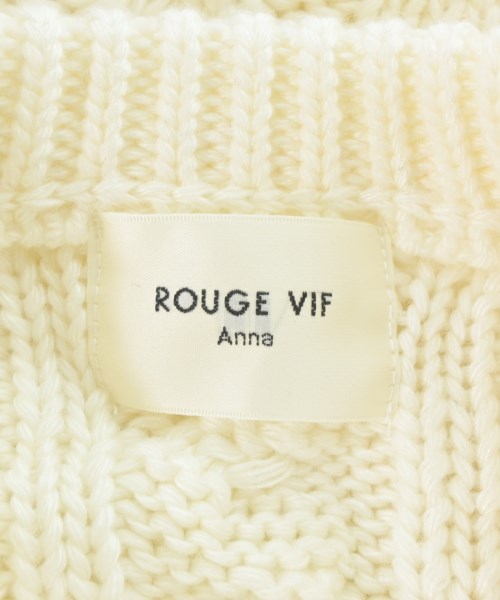 Rouge vif（ルージュヴィフ）ニット・セーター 白 サイズ:F レディース/2200671962029