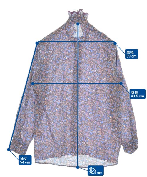 Vanessa bruno（ヴァネッサ　ブルーノ）ブラウス 紫 サイズ:34(XS位) レディース/2200662696032