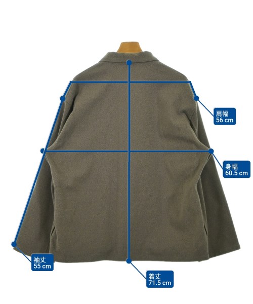 JOURNAL STANDARD（ジャーナルスタンダード）カバーオール 茶 サイズ:M メンズ/2200636728042