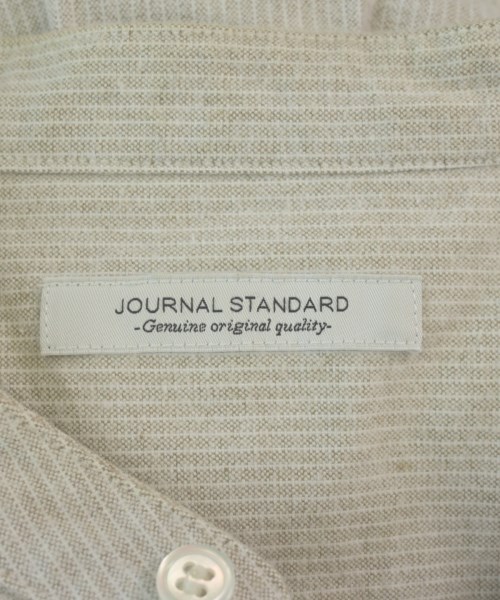 JOURNAL STANDARD（ジャーナルスタンダード）カジュアルシャツ ベージュ サイズ:S メンズ/2200639149035