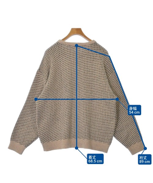 JOURNAL STANDARD（ジャーナルスタンダード）ニット・セーター ベージュ サイズ:L メンズ/2200644181099