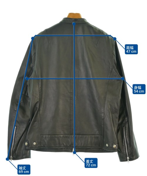 JOURNAL STANDARD（ジャーナルスタンダード）ライダース 黒 サイズ:L メンズ/2200644312035