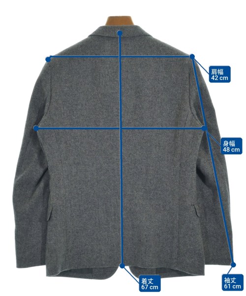 JOURNAL STANDARD（ジャーナルスタンダード）ジャケット グレー サイズ:M メンズ/2200625810383