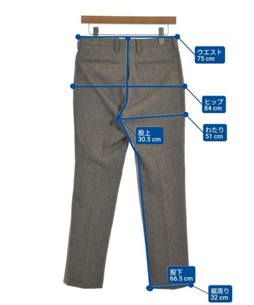JOURNAL STANDARD（ジャーナルスタンダード）スラックス 茶 サイズ:S メンズ/2200625810413