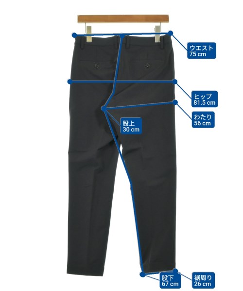 JOURNAL STANDARD（ジャーナルスタンダード）スラックス 黒 サイズ:S メンズ/2200625810437