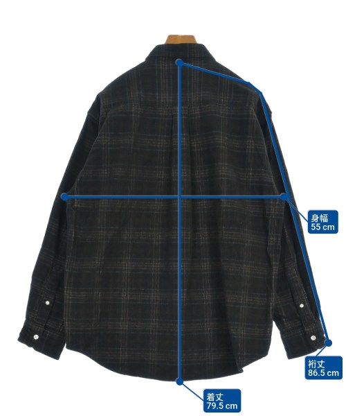 JOURNAL STANDARD（ジャーナルスタンダード）カジュアルシャツ 黒 サイズ:-(M位) メンズ/2200627352027