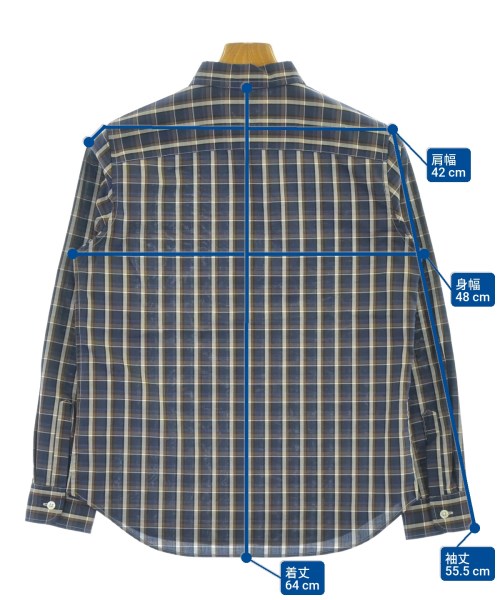 JOURNAL STANDARD（ジャーナルスタンダード）カジュアルシャツ 紺 サイズ:-(M位) メンズ/2200629607194