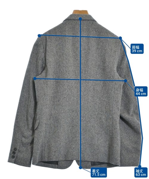 JOURNAL STANDARD（ジャーナルスタンダード）カジュアルジャケット グレー サイズ:M メンズ/2200630874059