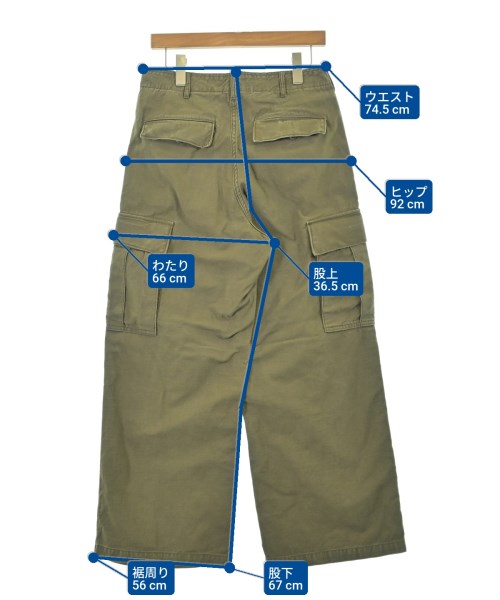 JOURNAL STANDARD（ジャーナルスタンダード）カーゴパンツ カーキ サイズ:S メンズ/2200673487032
