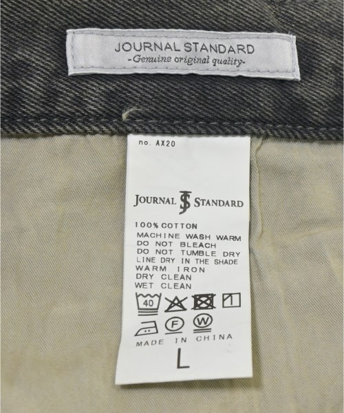 JOURNAL STANDARD（ジャーナルスタンダード）デニムパンツ 黒 サイズ:L メンズ/2200677255019