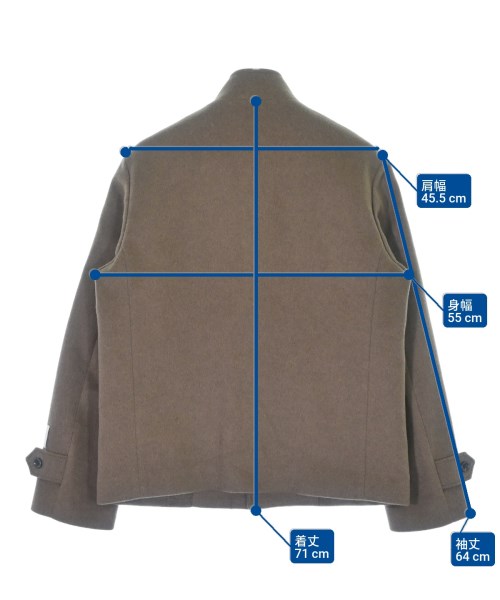 JOURNAL STANDARD（ジャーナルスタンダード）ステンカラーコート 茶 サイズ:M メンズ/2200672870026