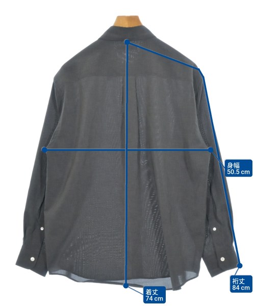 JOURNAL STANDARD（ジャーナルスタンダード）カジュアルシャツ グレー サイズ:S メンズ/2200678675045