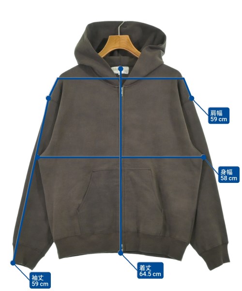 JOURNAL STANDARD（ジャーナルスタンダード）パーカー 茶 サイズ:2(M位) メンズ/2200657494018