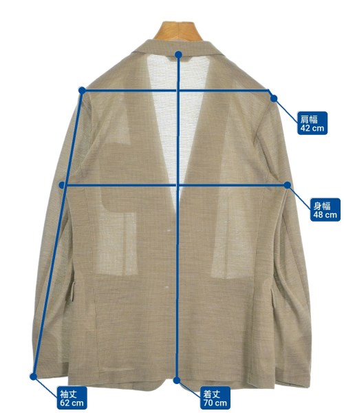 JOURNAL STANDARD（ジャーナルスタンダード）カジュアルジャケット ベージュ サイズ:M メンズ/2200658944031