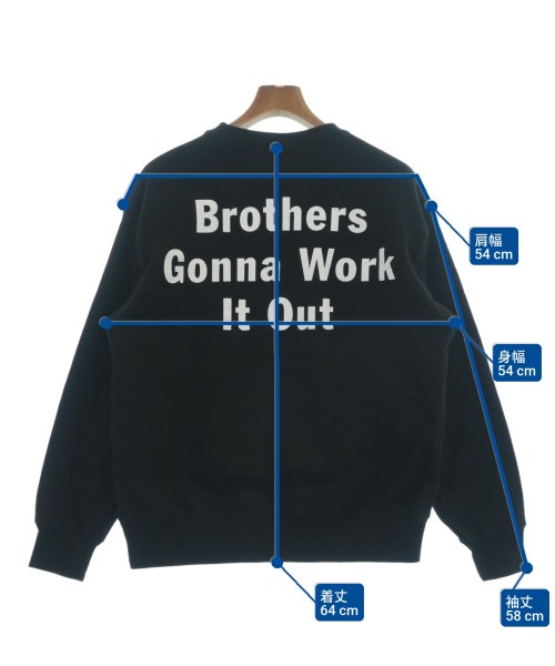 JOURNAL STANDARD（ジャーナルスタンダード）スウェット 黒 サイズ:M メンズ/2200656382064