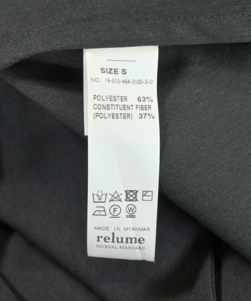 JOURNAL STANDARD relume（ジャーナルスタンダードレリューム）カジュアルジャケット 黒 サイズ:S メンズ/2200710666017