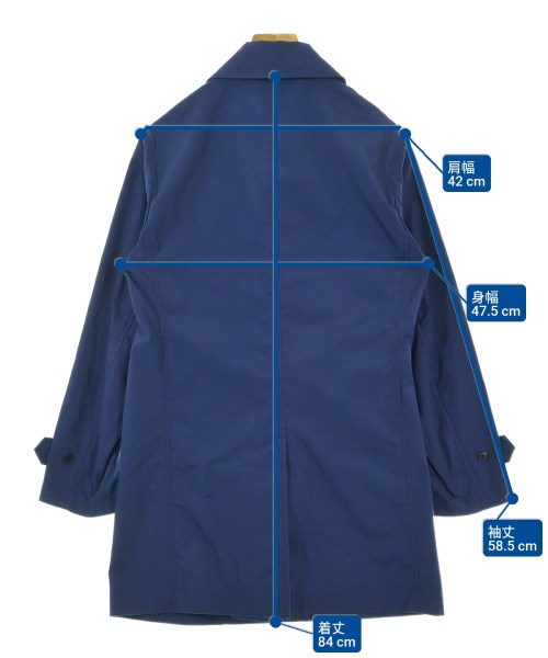 JOURNAL STANDARD（ジャーナルスタンダード）ステンカラーコート 青 サイズ:S メンズ/2200634224058