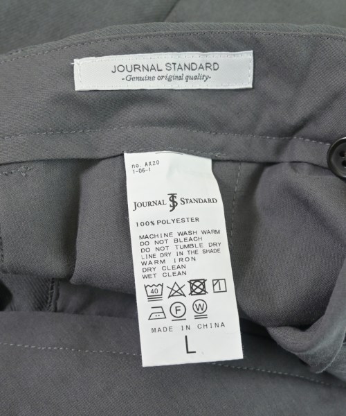 JOURNAL STANDARD（ジャーナルスタンダード）スラックス グレー サイズ:L メンズ/2200646020044